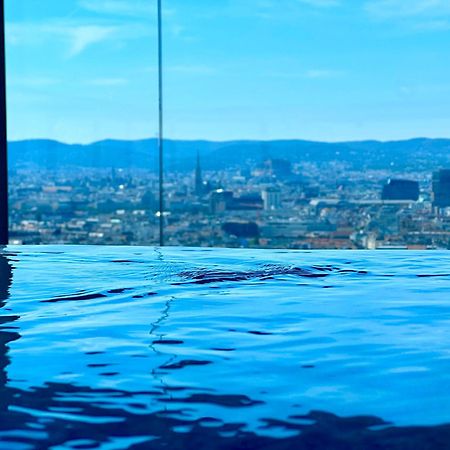 Panorama Sky Apartment I Rooftop Pool I Metro Station Wien Exteriör bild