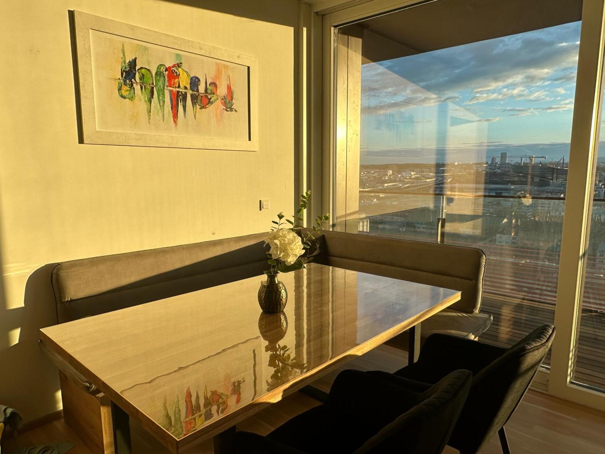 Panorama Sky Apartment I Rooftop Pool I Metro Station Wien Exteriör bild