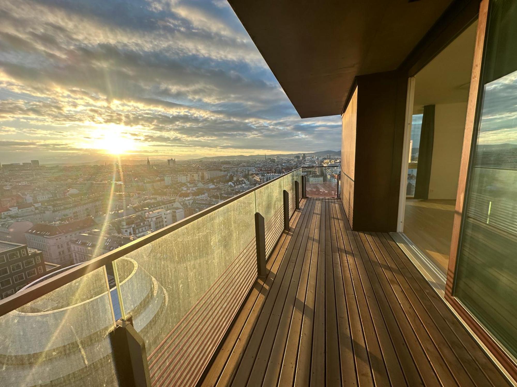 Panorama Sky Apartment I Rooftop Pool I Metro Station Wien Exteriör bild