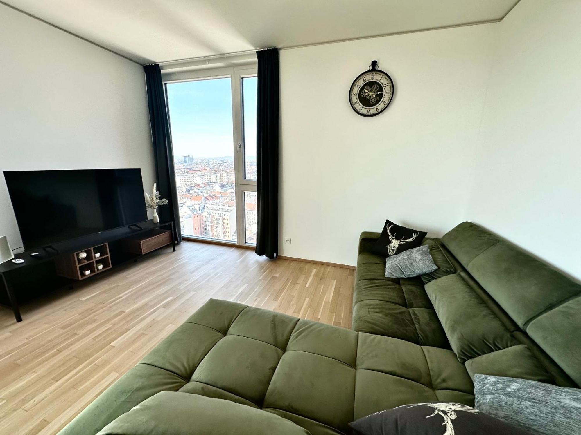 Panorama Sky Apartment I Rooftop Pool I Metro Station Wien Exteriör bild
